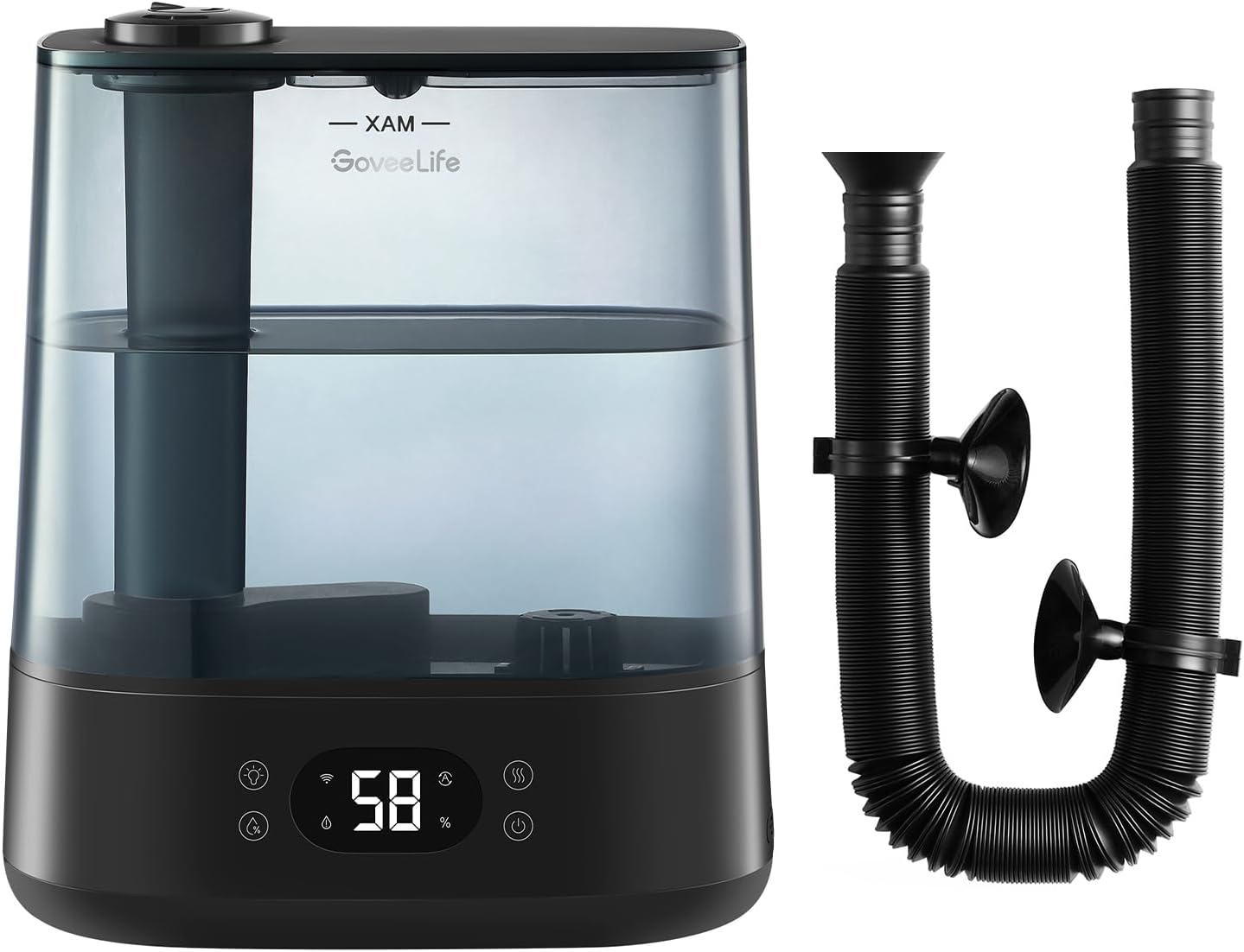 GoveeLife Smart Humidifiers Bundle with GoveeLife Fog Hose Accessory