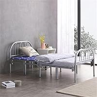 Vista 2 de Hodedah Import Cama plegable, individual, plata