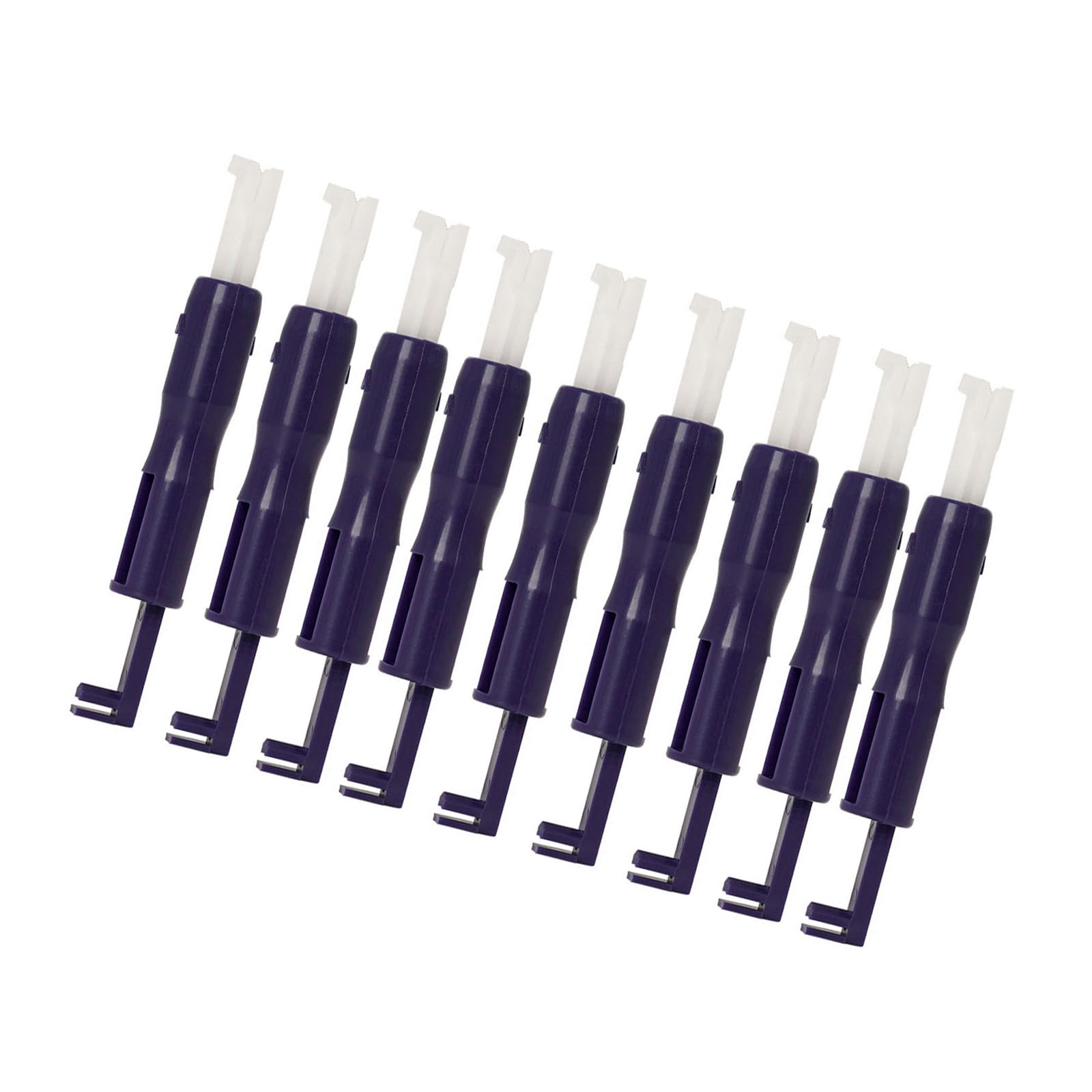Tsophreniq 10Pcs Sewing Machine Needle Inserter Threader for Household Machine Threading, Automatic Threading Tool Needle