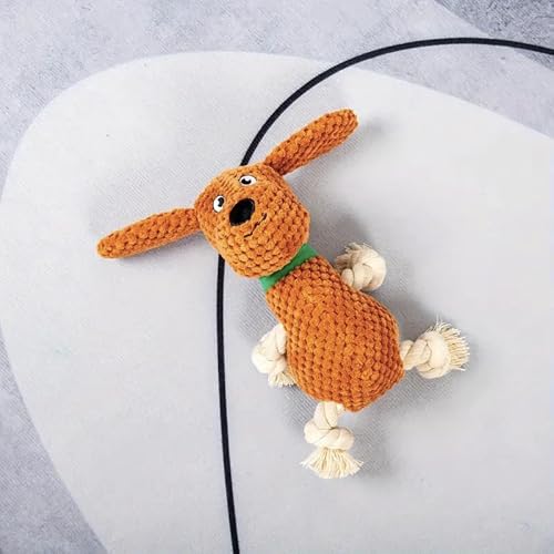 Dog-Toys-Squeaky-Plush-Toys-Cute-Stuffed-Dog-Chew-Toys-for-Small-Medium-Large-Dogs-Pet-Birthday-Gifts-Brown