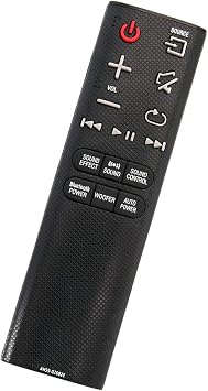 AH59-02692E Replace Remote fit for Samsung Soundbar HW-J355 HW-J450 HW-J460 | HW-J550 HW-J551 HW-J6000 HW-J6001 HW-JM35 HW-JM45 HW-JM45C HW-JM6000 HW-JM6000C HWJ355 HWJ450 HWJ460 HWJ550 HWJ551 HW-J430
