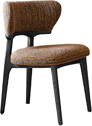 Sillas de comedor retro, juego de sillas de comedor de madera, silla de cocina tapizada, silla de tocador de recepción, asiento sin brazos con