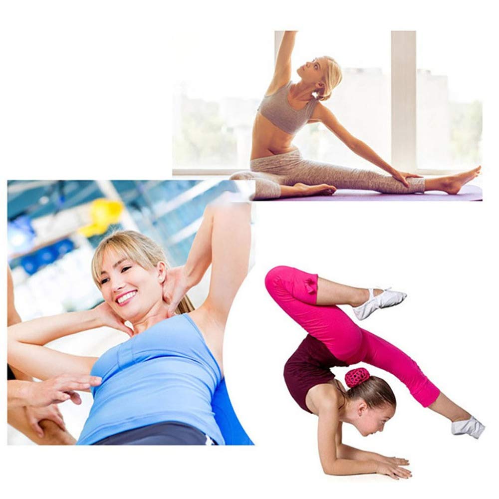 Ruota yoga Diametro 33 cm X Larghezza 13 cm Rullo per Cerchio per Yoga Miglioramento Dei Manipoli Equilibrio Flessibilità Inversioni Mal Di Schiena Curve Di Pilates Confortevole/Nero / 13cm