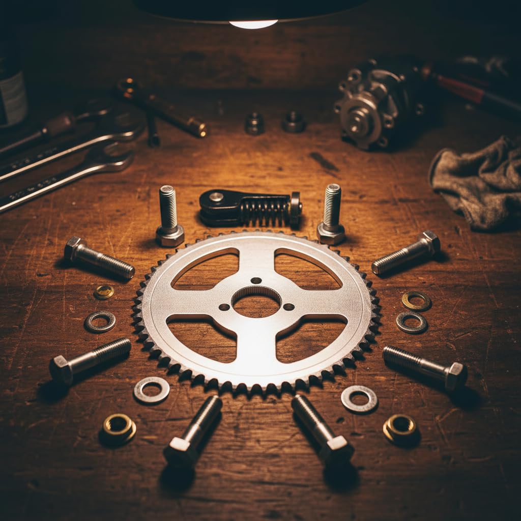 Alomejor Anello Catena per Bici 25H 70 Denti 29mm Guarnitura Ruota Dentata per Bicicletta Accessorio Pignone E-Bike
