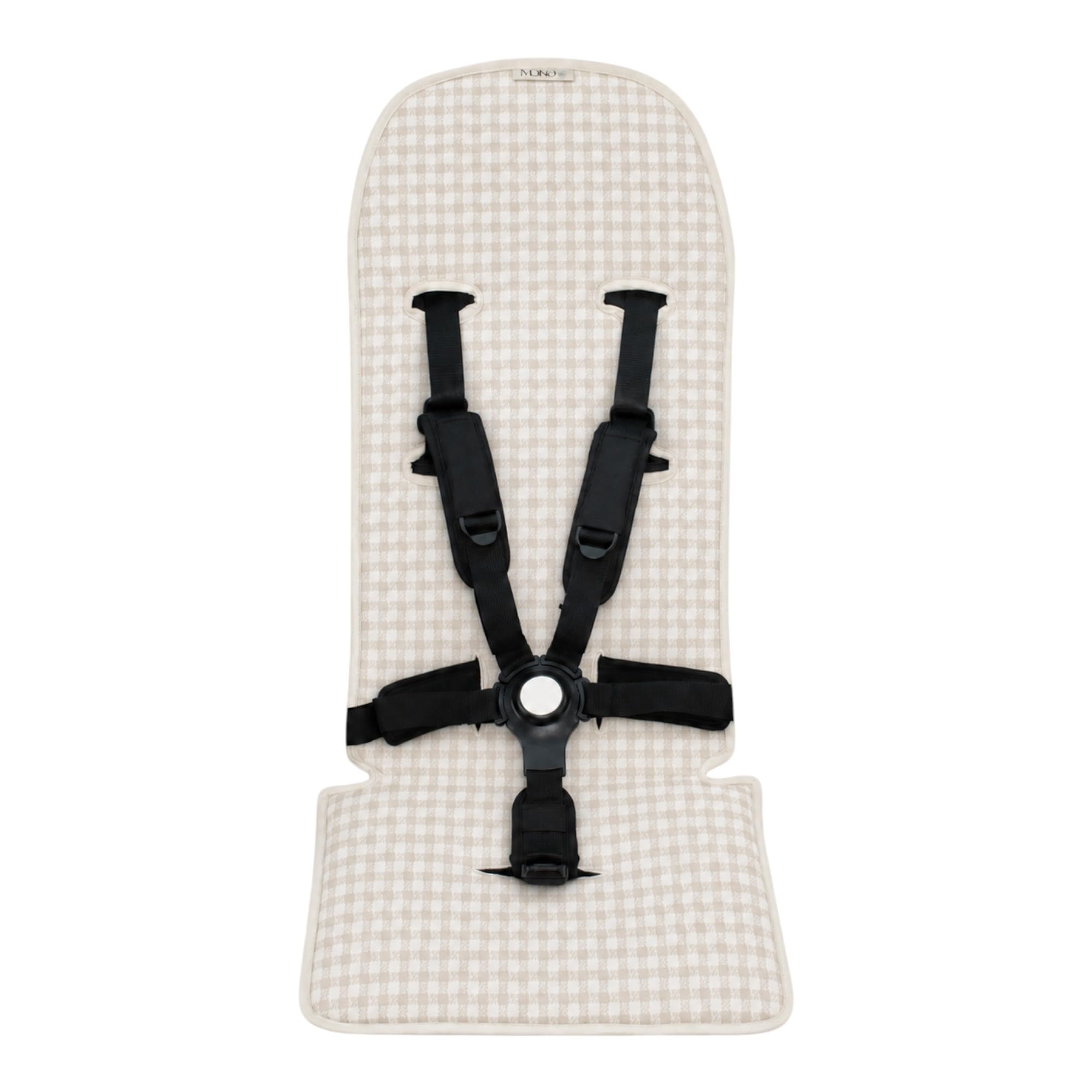 JYOKO KIDS Colchoneta de Algodón 100% para cochecito y Silla de paseo Compatible con Bugaboo Butterfly (Gold Vichy)