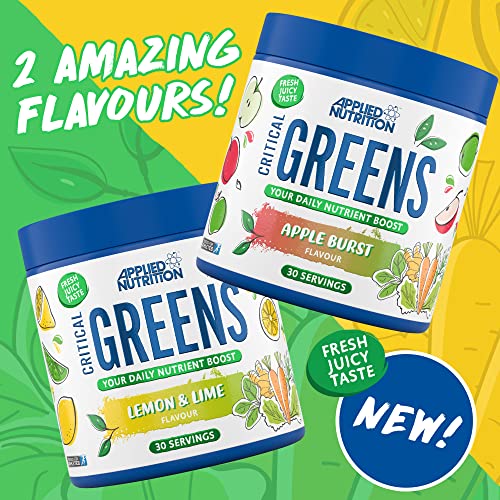 Applied-Nutrition-Critical-Greens-Super-Greens-Powder-Boost-Your-Immune-System-with-Superfood-Nutrients-Vegan-150g-30-Servings-Apple-Burst