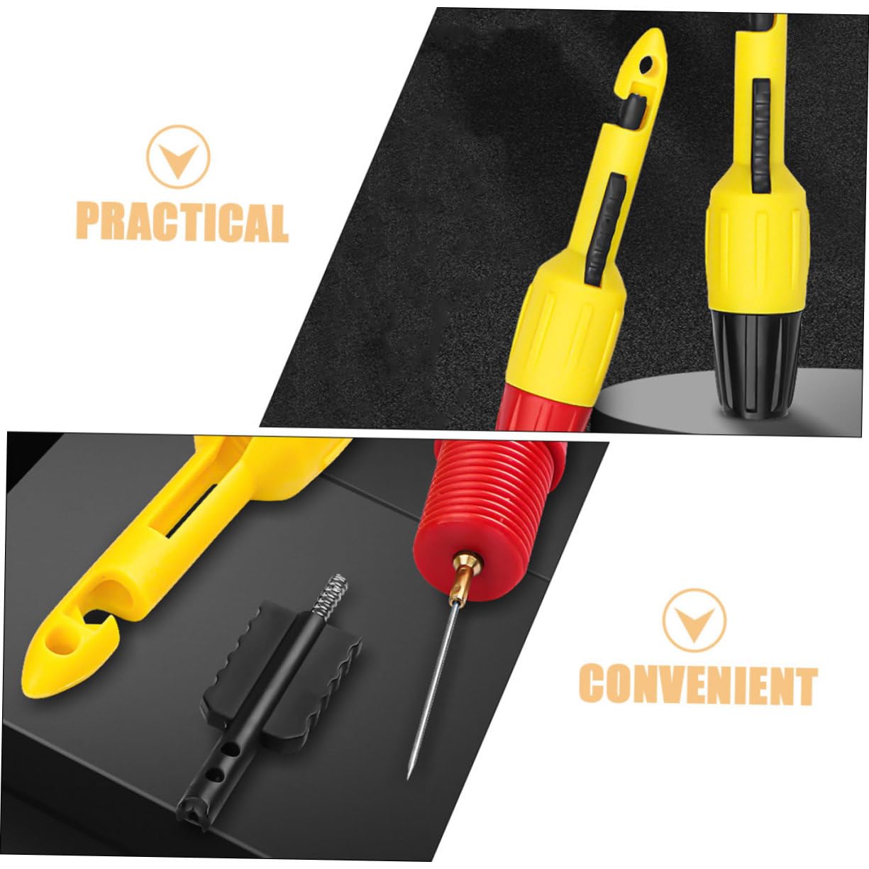 SHINEOFI 2 Ensembles Aiguilles De Test Isolées Pour Multimètre Outils De Automobile Probe De De Circuit Electrique Accessoires De Réparation Efficaces 4 Pièces * 2