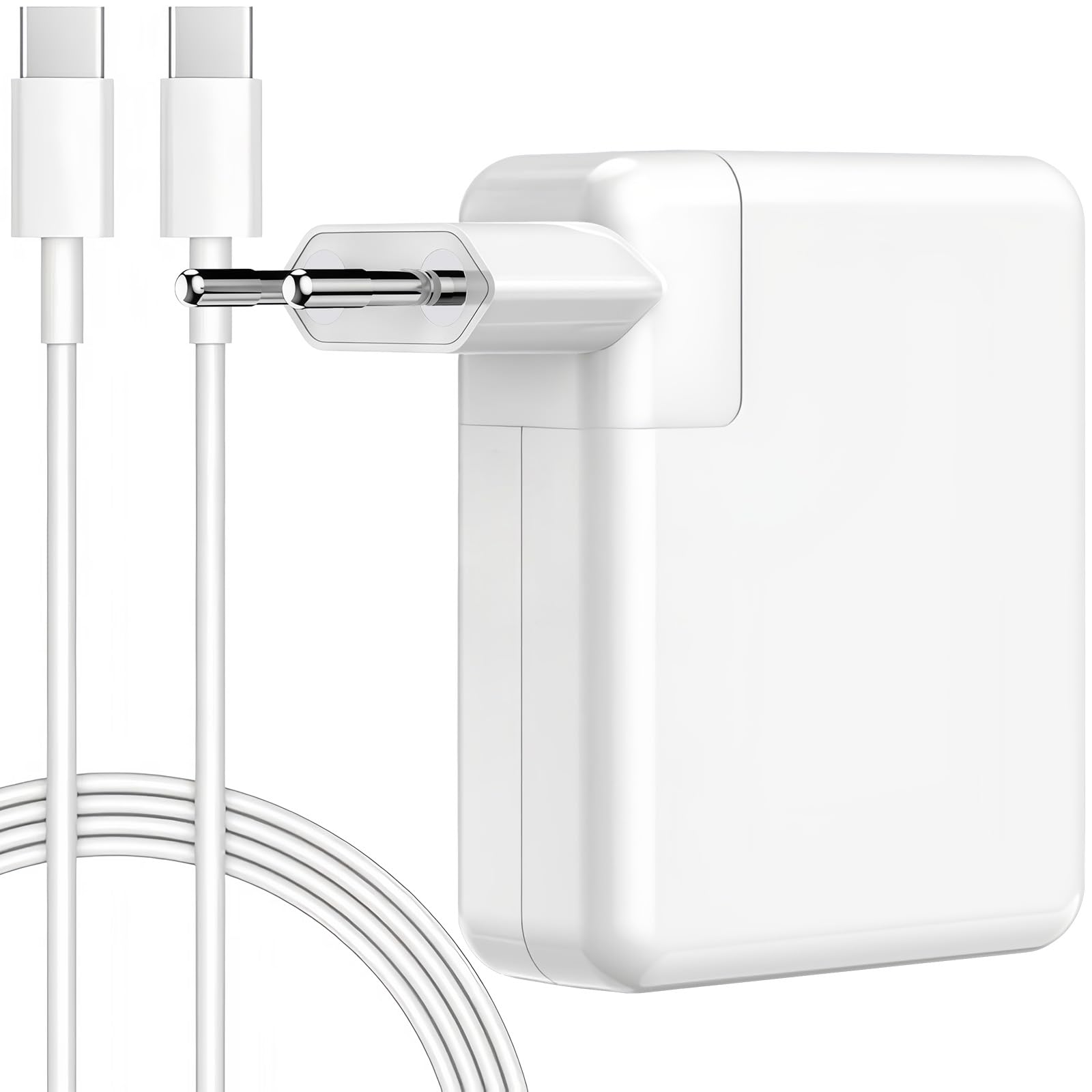 AILKIN Caricatore USB C 96W per MacBook Pro 16, 15, 14, 13" 2024, 2023, 2022, 2021, M3 M2 M1 MacBook Air, adattatore di alimentazione USB-C per computer portatile, con cavo 6.6ft 5A