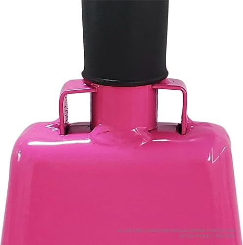 Miniatura 88 de Deke Home - Paquete de 2 cencerros de acero de 10 pulgadas con asa, fabricantes de ruido fuerte para fútbol, deportes, fiestas, competiciones, Azul