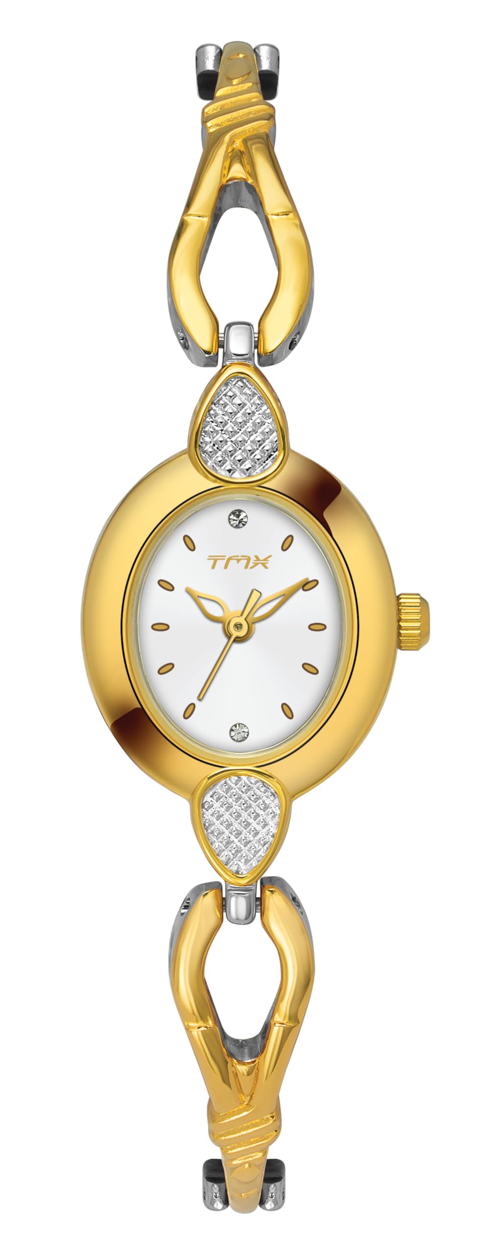TMX Women Analog 3 Hands Silver Oval Dial Watch-TMTL10704T (B08RXBNDZ5) Amazon Price History, Amazon Price Tracker