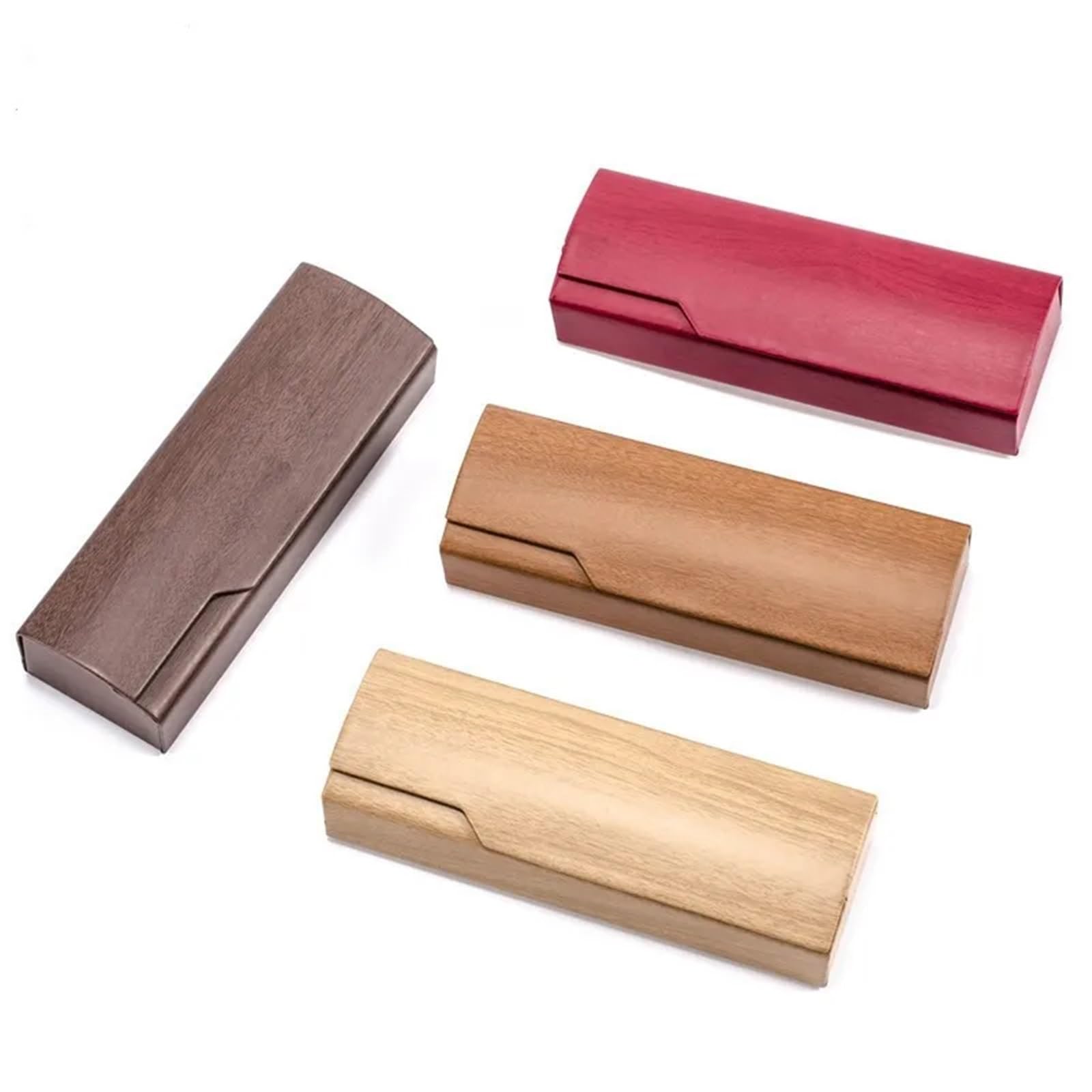 Estuche duro for gafas de lectura, estuche Metal for for hombres y mujeres, 2 uds Para Mujer
