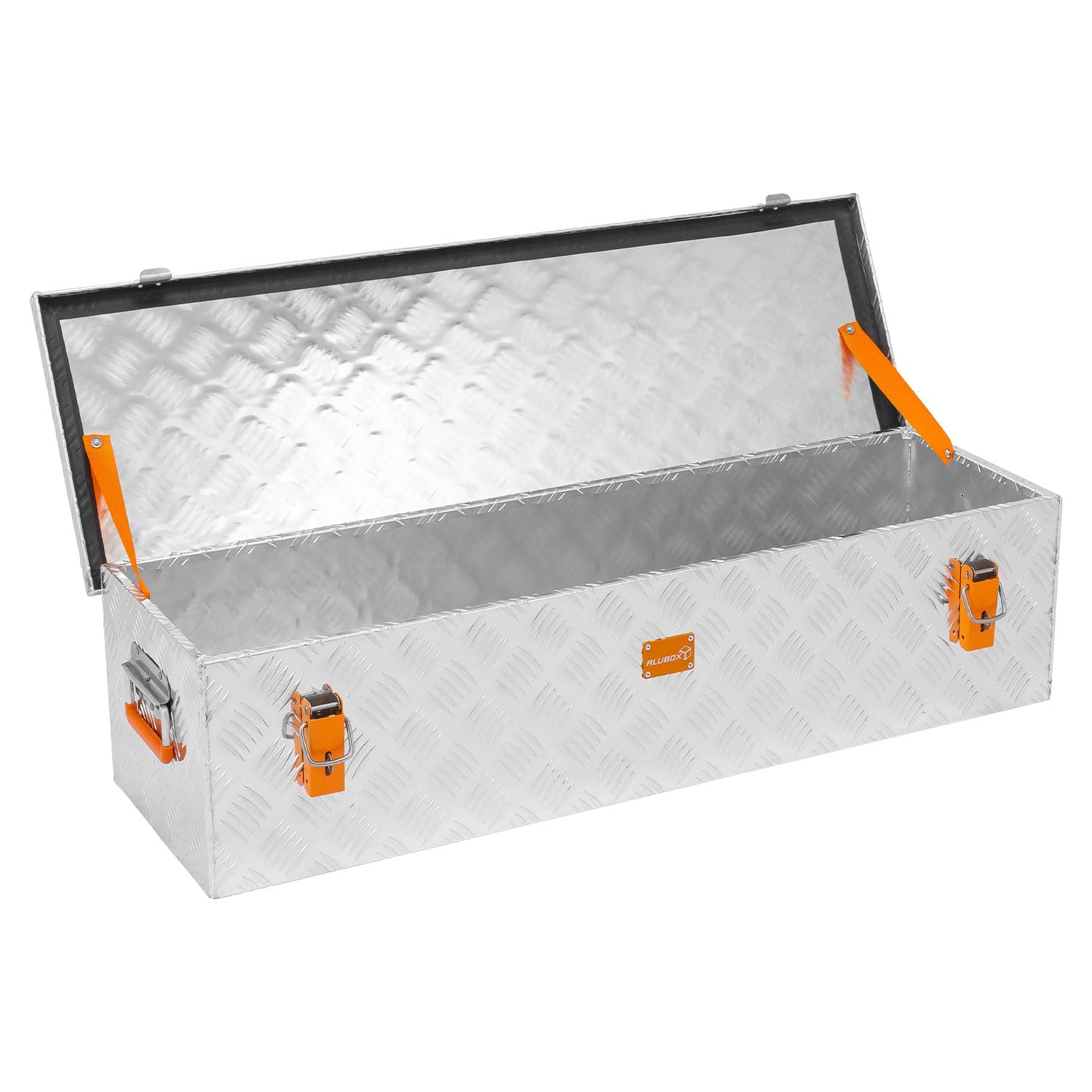 Alubox Werkzeugkiste Riffelblech ABX-RL75 Aluminium 1,5mm Werkzeugkiste leicht und robust 75 Liter