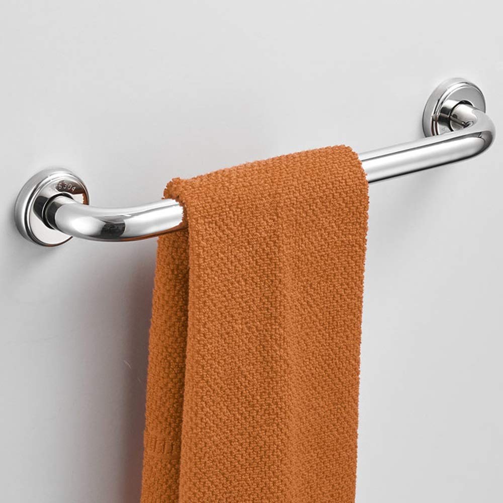 Maniglione per Handicap Di Sicurezza per Bagno, Maniglione per Bagno Doccia Di Sicurezza in Acciaio Inox Doccia Di Sicurezza Binario Di Supporto Senza Barriere Finitura Cromata Lucida Corriman