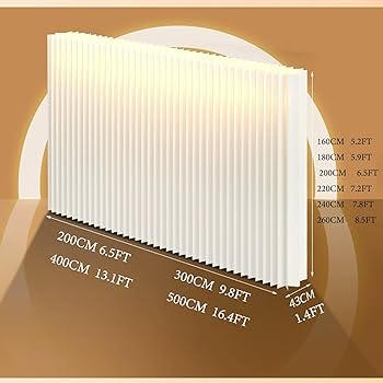 Amazon｜屏風 パーテーション ポータブル格納式ルームディバイダー