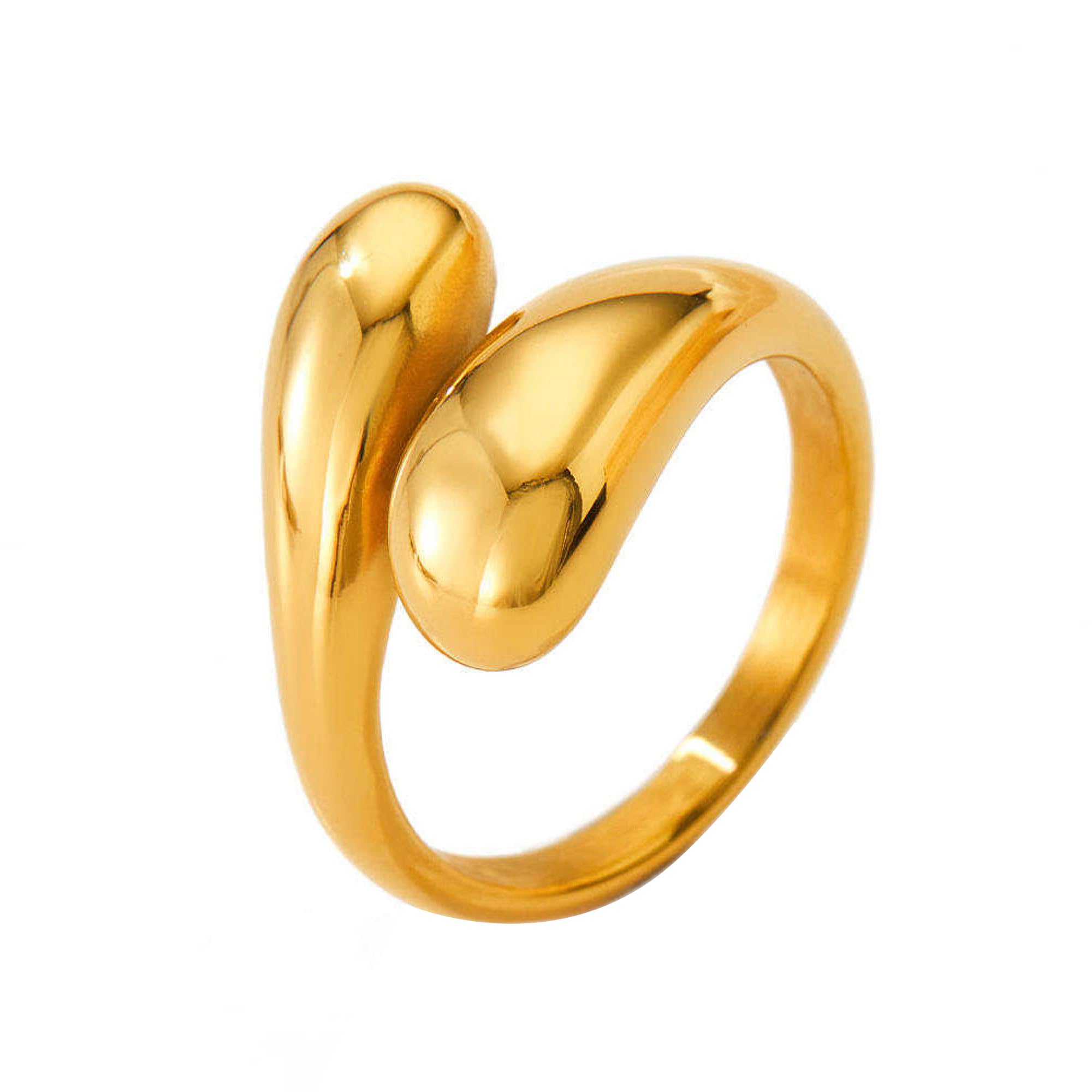 Crystal Crest 18K Gold Plated Adjustable Hug Ring Michelle - Drop Hug (8) (B0CRTVS674) Amazon Price History, Amazon Price Tracker
