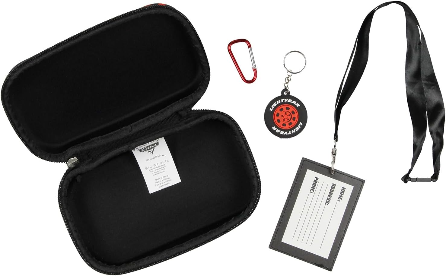 Disney Cars Taking The Lead Lightning McQueen Jackson Strom 17" Backpack Lunch Box 5pc Set