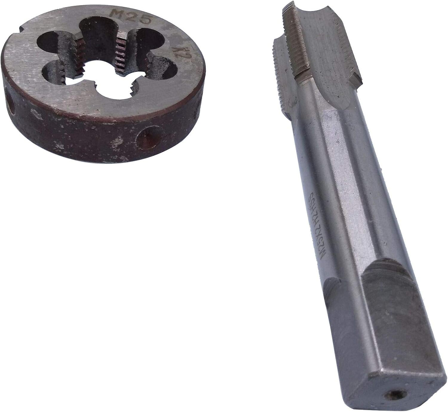 HSS M25 x 2mm Tap and M 25 x 2.0mm Die Metric Thread R ight Hand