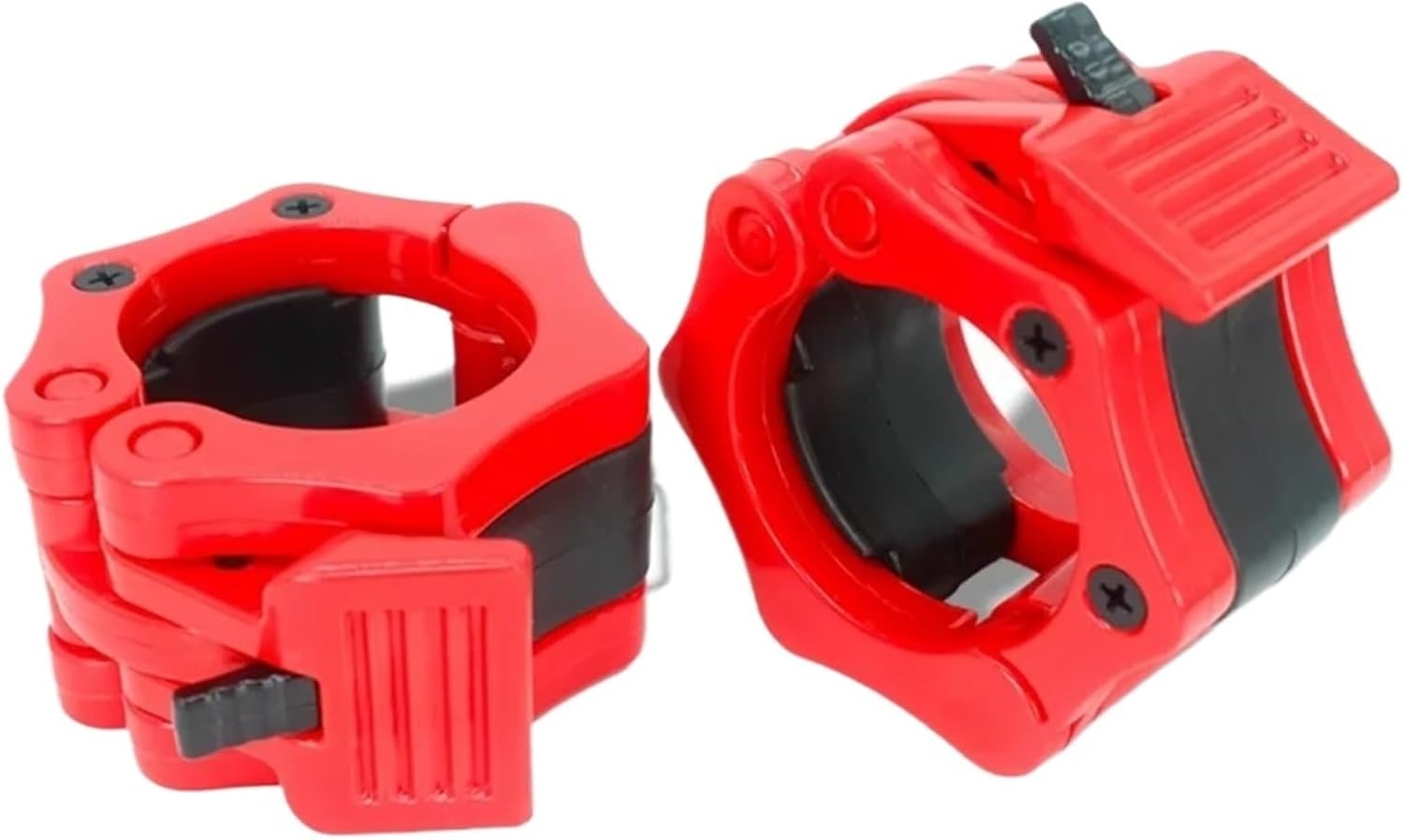 Standard Spin-Lock Barbell Anti-Slip Nuts 2pcs 25MM Spring Quick Release Barbell Collar Lock Spin Clamps for Weight Lifting for Barbell