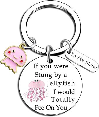 ibiwe Funny Gifts For Sister Sisters Gift Gag Cute Keychain For Big ...