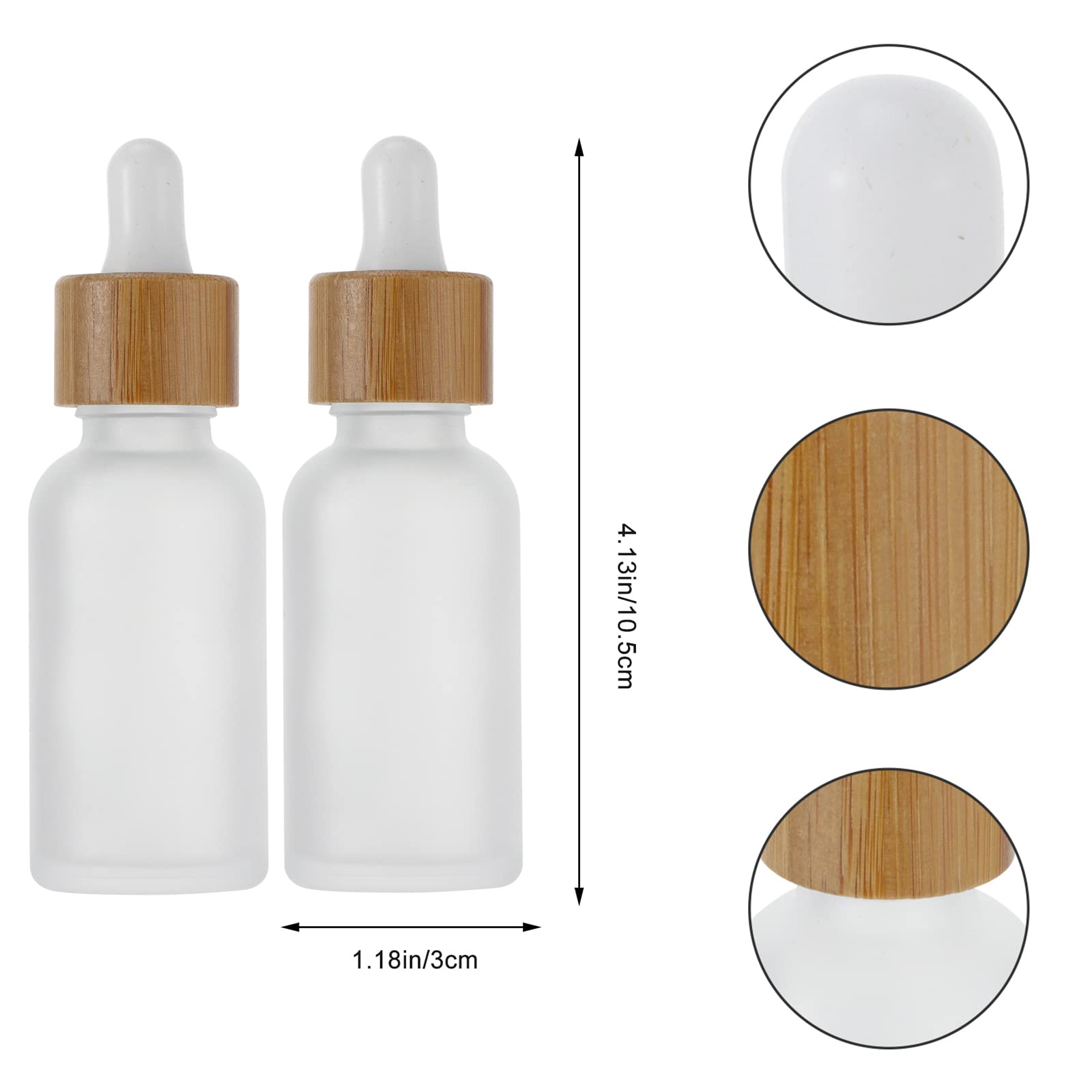 Amazon.co.jp: NOLITOYスポイトボトル すりガラス製 30ml 精油ボトル