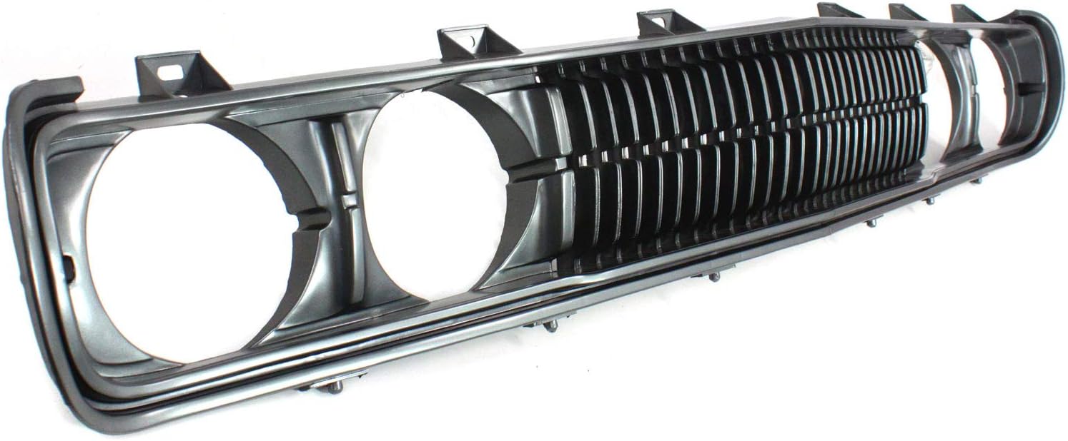 Garage-Pro Grille Assembly Compatible with 1975-1979 Nissan 620, Fits 1972-1974 Nissan 620 Pickup Painted Silver Shell and Insert