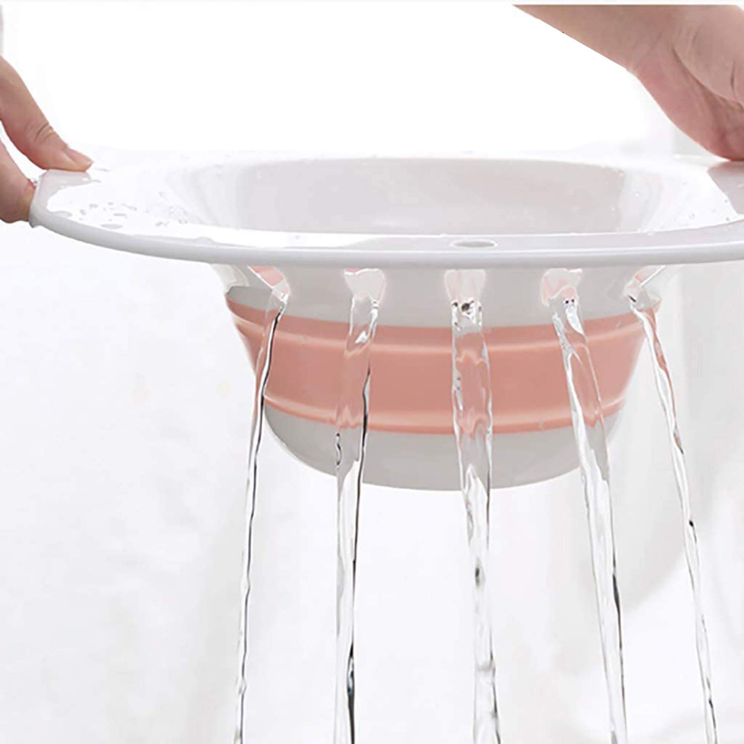 Baignoire de siège pour toilette, Bassin de bain Sitz pliable,bidet portable, convient aux toilettes universelles