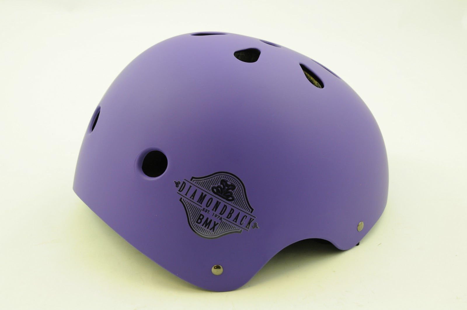 RALEIGH DB DIAMOND BACK BMX JUMP HELMET MATTE PURPLE MEDIUM 54-58cm