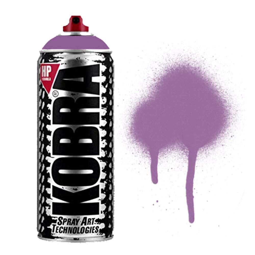 KOBRA HP High Pressure Spray Paint 400ml Can โ Professional Grade 100% Acrylic Formula with Matte Finish for Graffiti, Street Art, Crafts & Multi-Surface Use (4020 Indaco) โ image 1