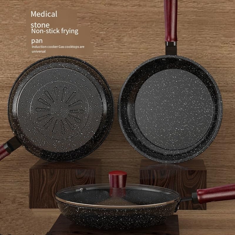 Wok antiadherente premium, 12.6in, mango frío miniatura 5