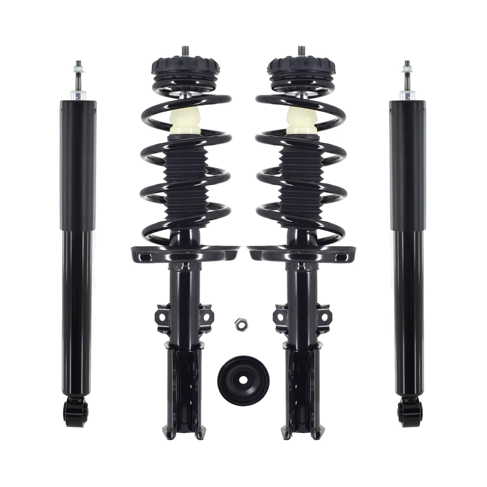 PM Auto Set of 4 Front Quick Complete Strut - Shock Absorber For 2010-2016 Cadillac Srx