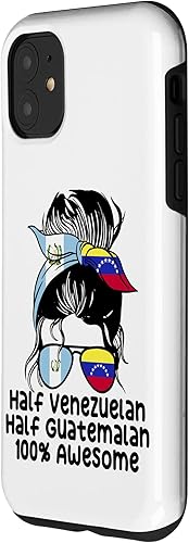 Miniatura 2 de iPhone 11 Half Venezuelan half Guatemalan Venezuela Guatemala Mix Case