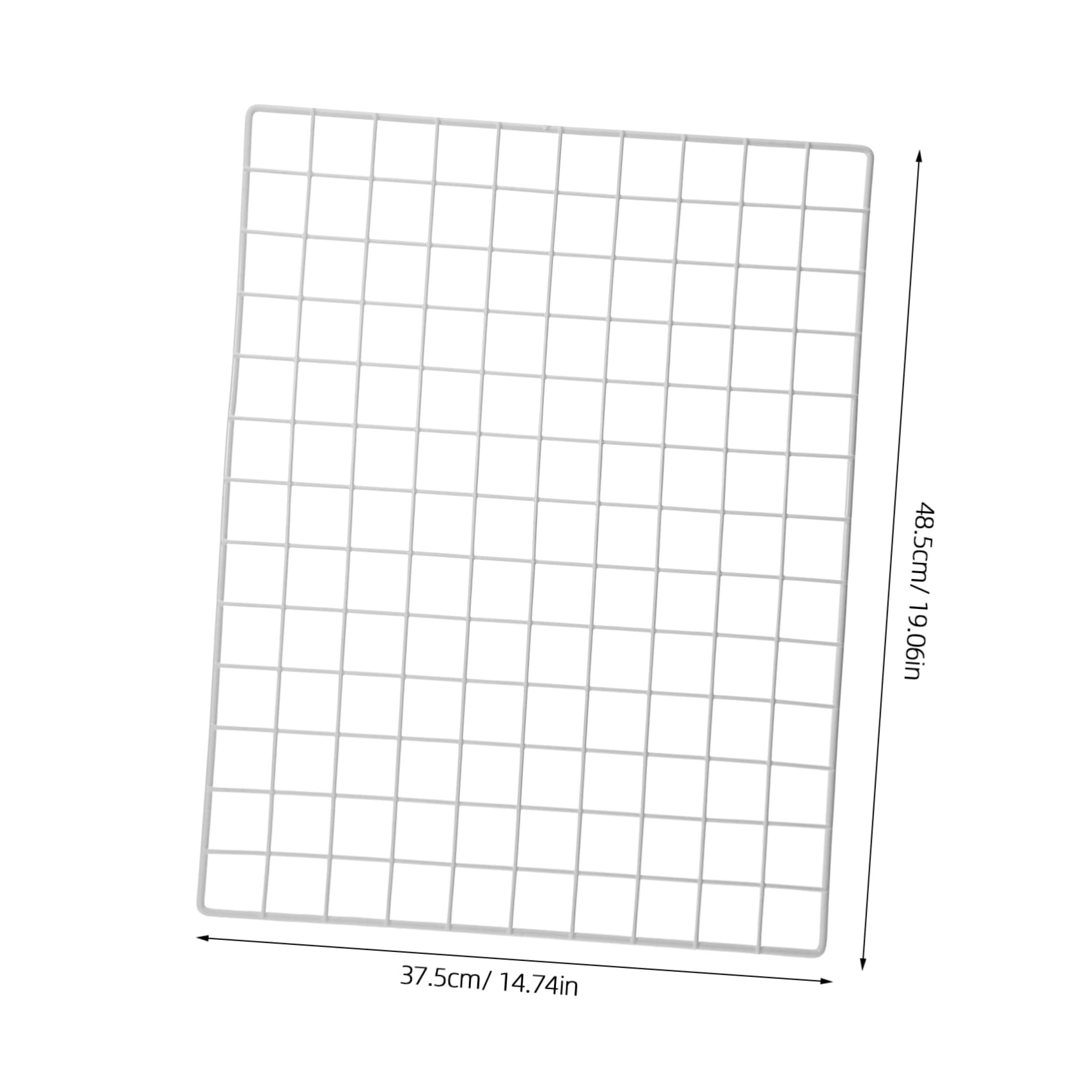 EXAOMBLE Panel de Rejilla Metálica para Colgar Fotos Pared de Hierro Espacio Extra de Almacenamiento Resistente al Desgaste para Decoración Práctica Hogar