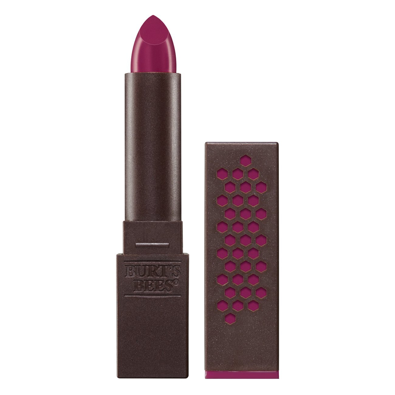 Burt's Bees 100% Natural Moisturizing Lipstick, Magenta Rush, 1 Tube