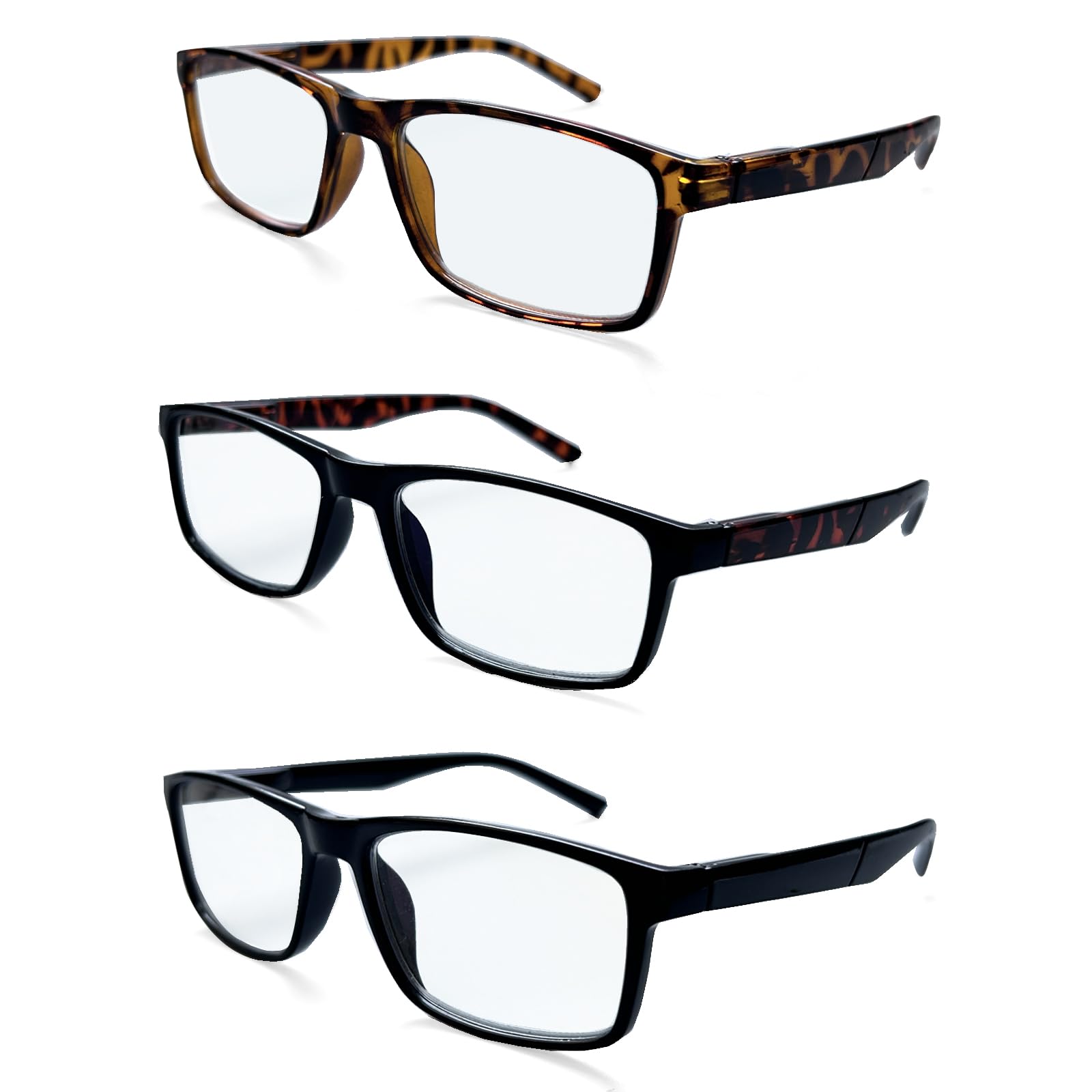 BIENCOOL Blue Light Blocking Reading Glasses,Readers for Men Women Spring Hinge Computer Eyeglasses