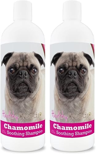 Miniatura 130 de Healthy Breeds Doberman Pinscher Champú calmante para perros de manzanilla, 8 onzas
