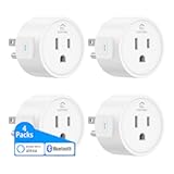 Smart Plugs Compatible with Alexa Only&comma; Voice Control&comma; Outlet Timer&comma; 10A Smart Outlet&comma; White
