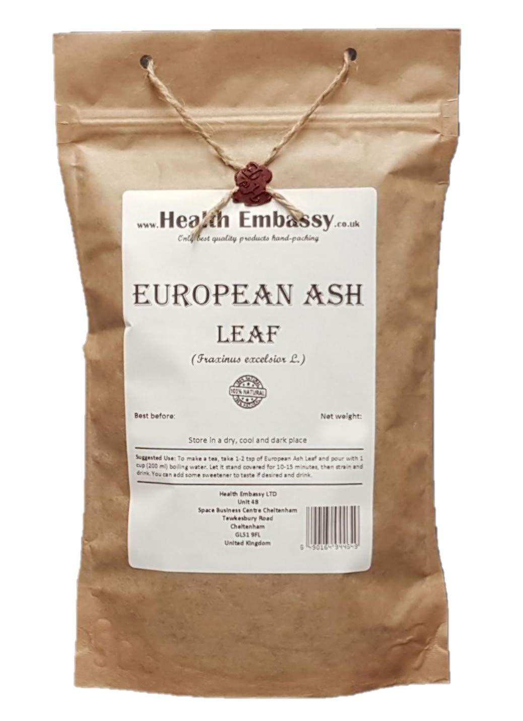 Health Embassy European Ash Leaf Tea | Fraxinus Excelsior L | 100g