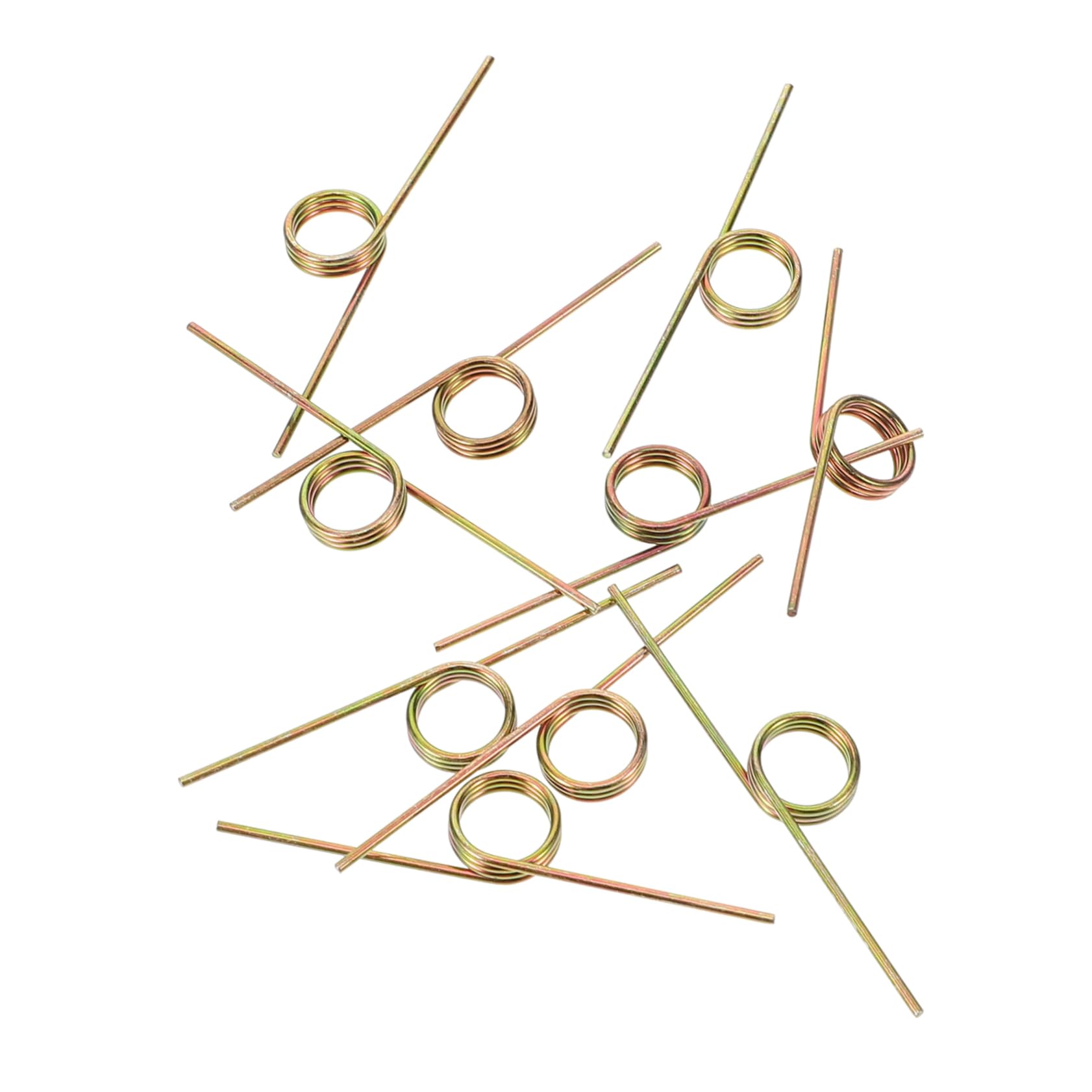 OUNONA 10pcs Spring Accessories Bucket Torsional Spring Trash Bin Garbage Cans Garbage Bin Spring Bucket Lid Torsional Spring Springs Trash Can Lid Torsional Spring Key Color Zinc Plating