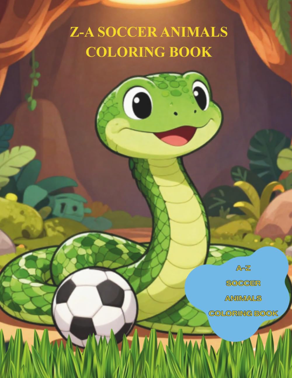 Z-A SOCCER ANIMALS COLORING BOOK