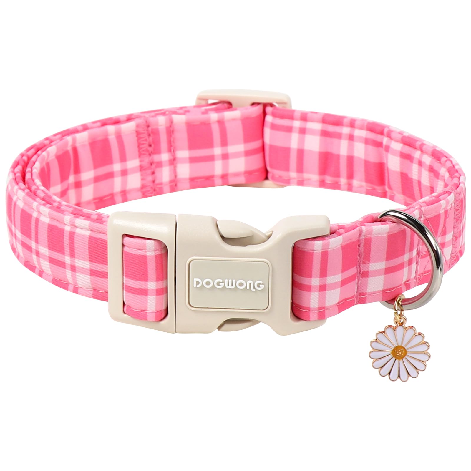 DOGWONG Ducky Pattern Cute Collar, Spring Summer Female Male Collars Pets Gift Adjustable Heavy-Duty Duck Pet Collars for Small Dogs, Neck 11-16 inches — view 23