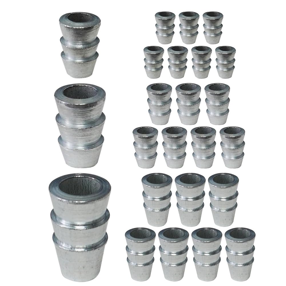 Cvoepobey 21 Pcs Extended Round -Handle Wedge Safety Metal Hammer Handle Wedges Steel Wle