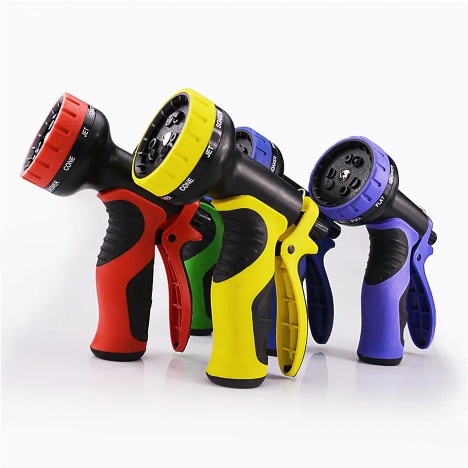 Manguera de Agua de jardín con Interfaz Universal, Manguera de riego Extensible, Manguera Flexible de Lavado de Coches de Alta presión, Herramientas de riego(Black Yellow Nozzle,1/2''_100FT)