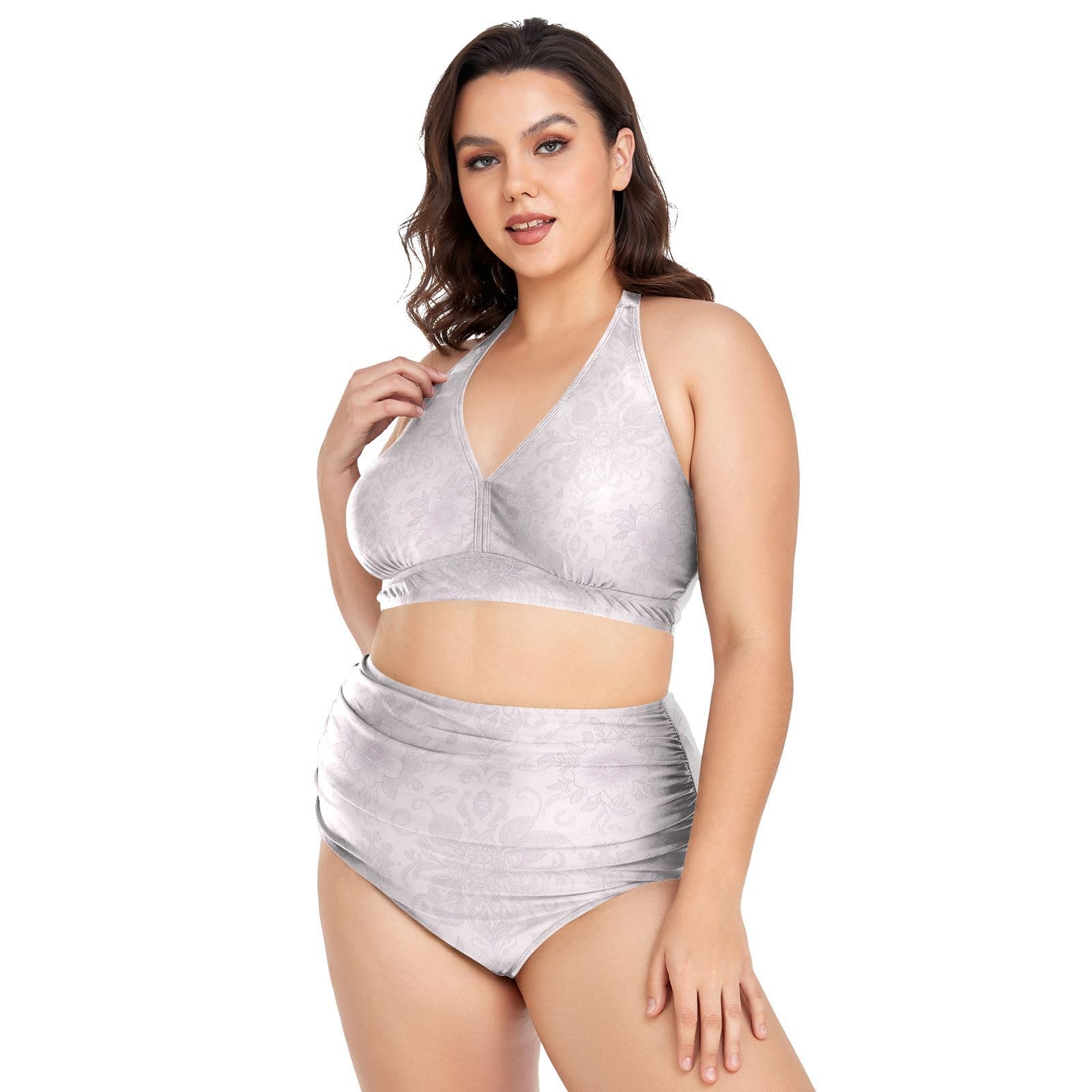 FRODOTGV Stroje kąpielowe damskie plus size L-4XL