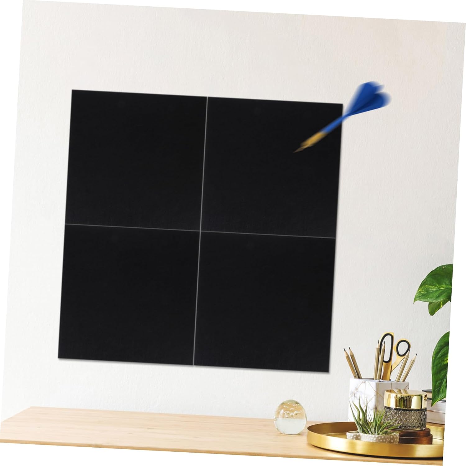 Gadpiparty 6Pcs Self Adhesive Felt Cork Board Tiles Wall Protector for Office Home Decor Easy Installation Cushions for Smooth Surfaces Prevents Damage to Wall Tiles