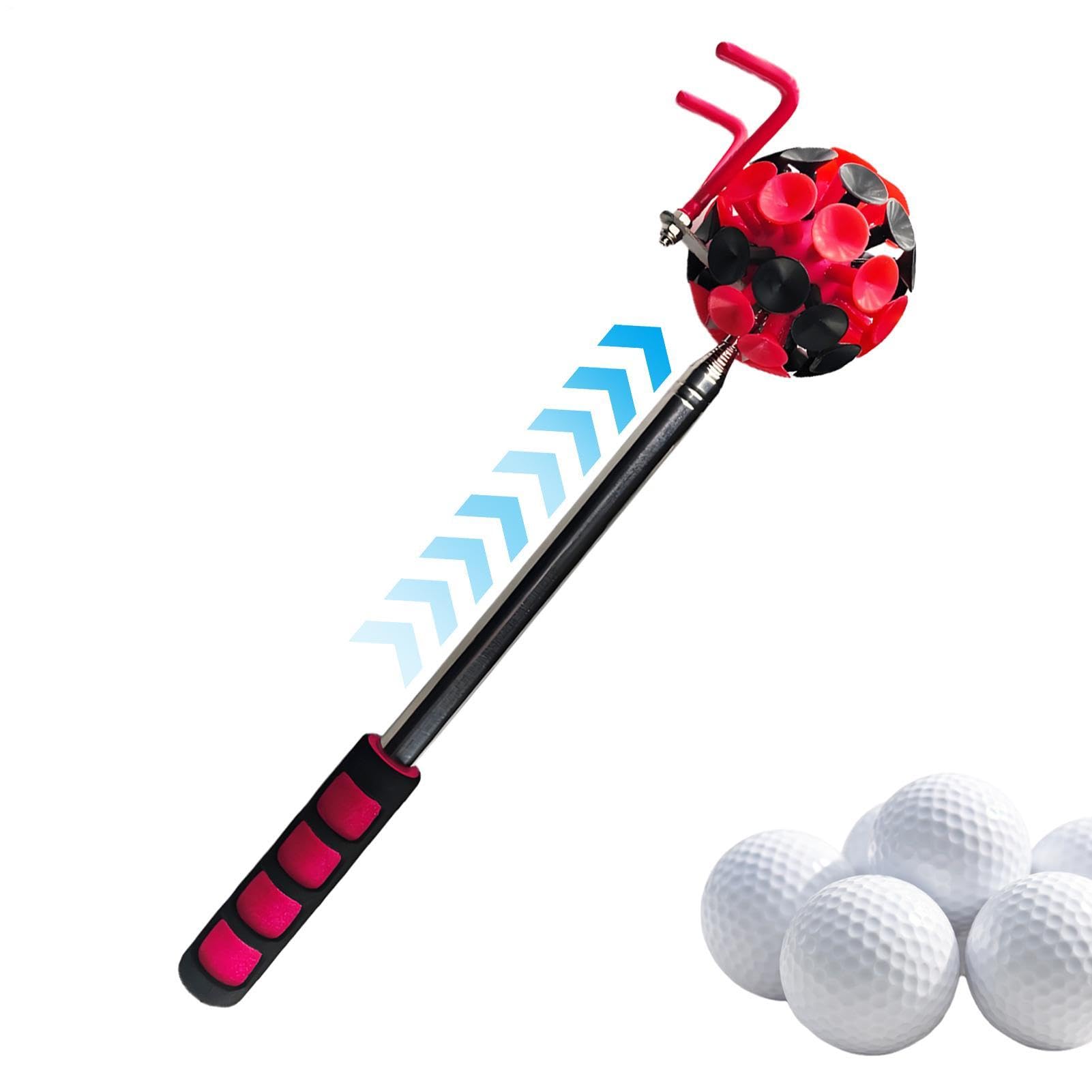 Golf Retriever – Teleskop-Greifwerkzeug für den Außenbereich, für den Golfplatz, Fitnessstudio, Freizeit, Turniertraining, Spielreihe, Outdoor-Kurs