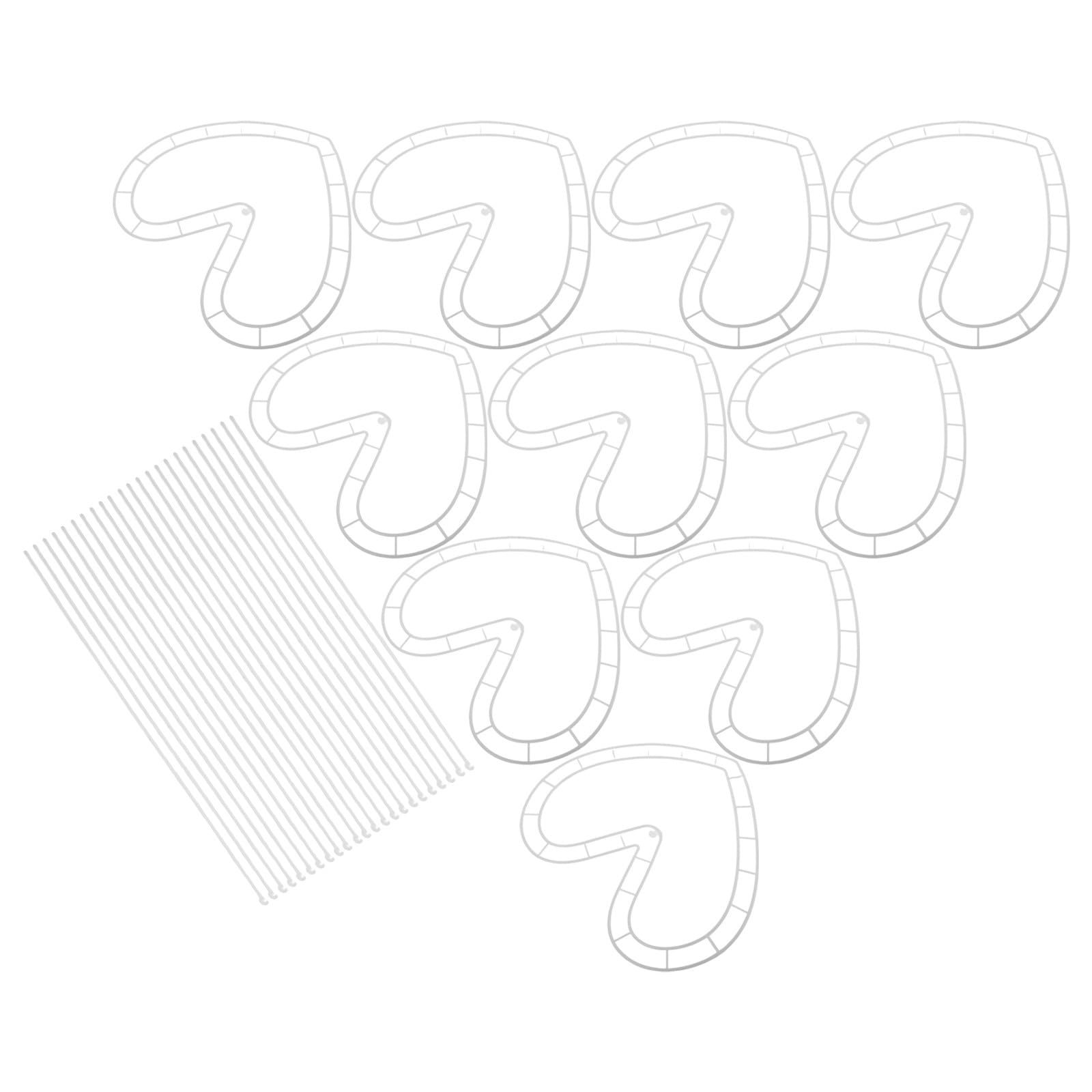Soporte para ramo en forma de corazón con fijación de tallos de hierro rígido para flores