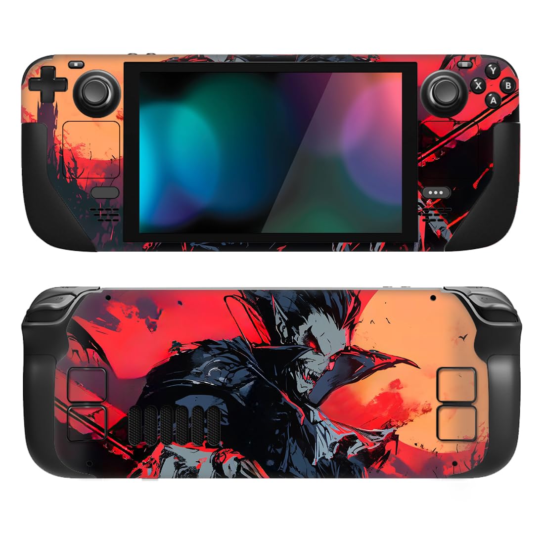 PlayVital Kit de Calcomanía Completa Protectora para Steam Deck LCD - Vinilos Skin Sticker Adhesivo, Pegatinas Personalizadas de Protección para Steam Deck OLED (Amanecer) — view 29