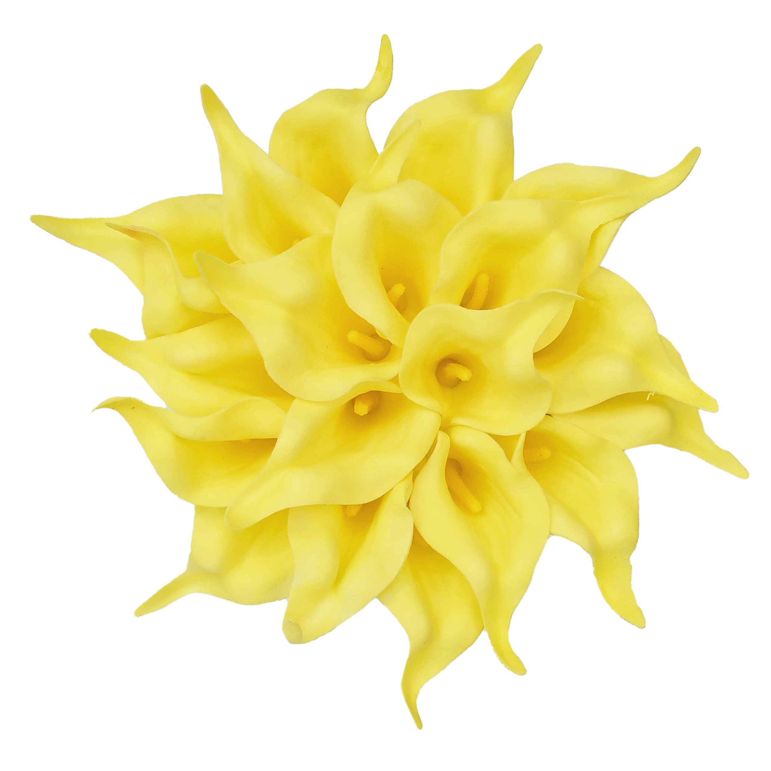 Lys calla artificiels en polyuréthane haut de gamme à texture douce ONLY ART | 34,3 cm