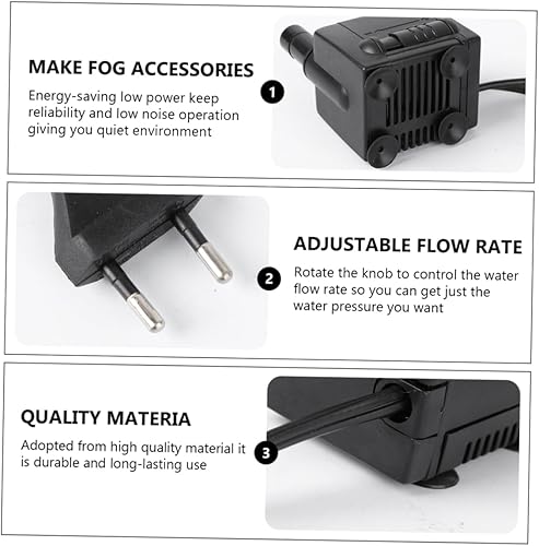Miniatura 9 de VALICLUD Pequeña bomba de agua sumergible LED para acuarios y estanques de 12 V de baja potencia eficiente de energía adecuada para fuentes y peceras