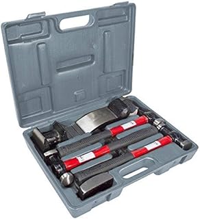 Trintion7 Pcs Car Body Hammers Car Body Repair Tool Kit with Fibreglass Handles Beating Dent Repair Set Removal Hand Tool